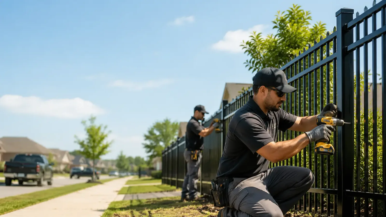 Metal Fence Installation in Guin, AL